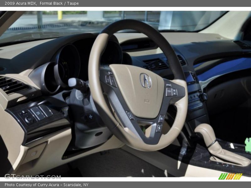 Formal Black / Taupe 2009 Acura MDX