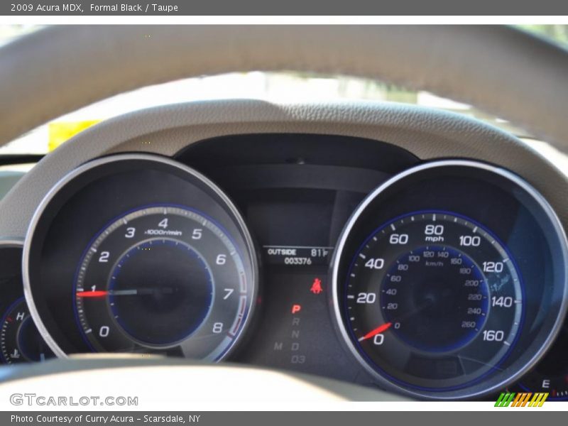 Formal Black / Taupe 2009 Acura MDX