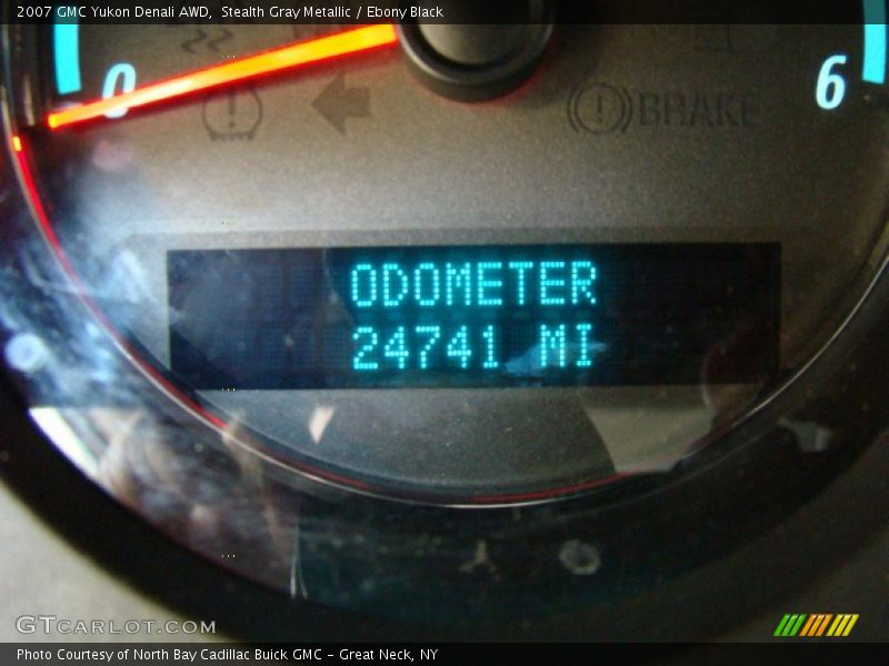 Stealth Gray Metallic / Ebony Black 2007 GMC Yukon Denali AWD