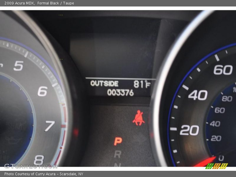 Formal Black / Taupe 2009 Acura MDX