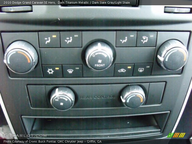 Dark Titanium Metallic / Dark Slate Gray/Light Shale 2010 Dodge Grand Caravan SE Hero