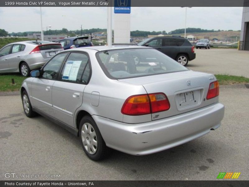 Vogue Silver Metallic / Gray 1999 Honda Civic VP Sedan