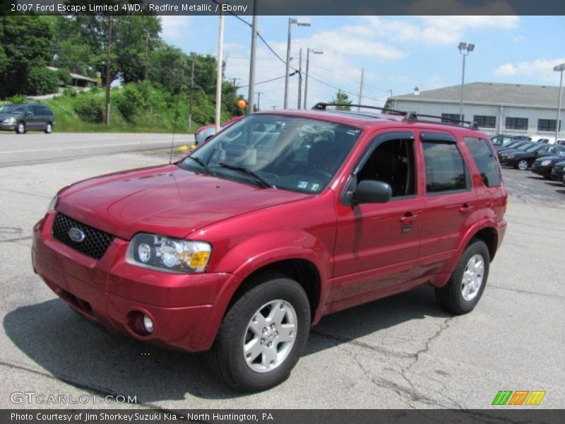 Redfire Metallic / Ebony 2007 Ford Escape Limited 4WD