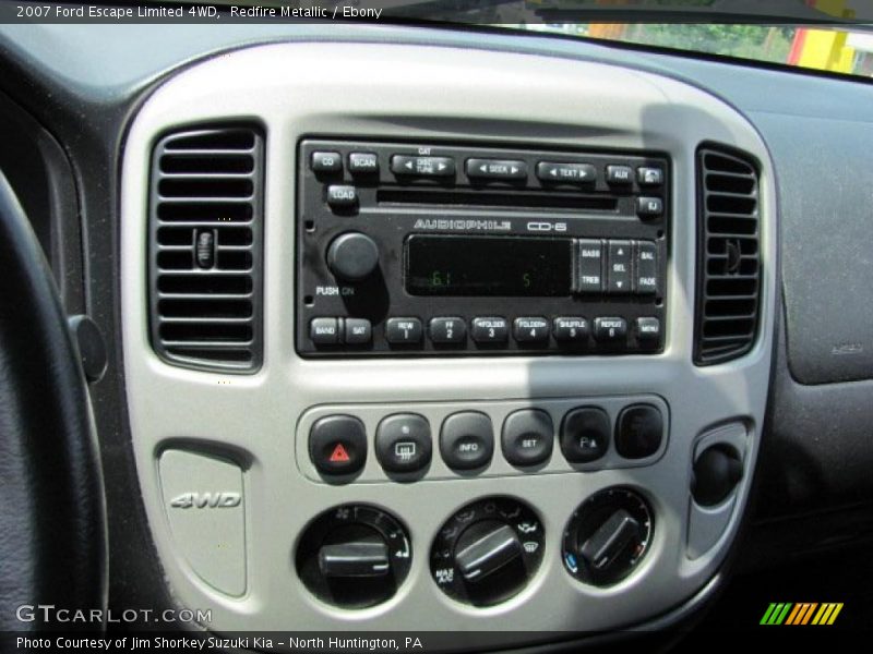 Redfire Metallic / Ebony 2007 Ford Escape Limited 4WD