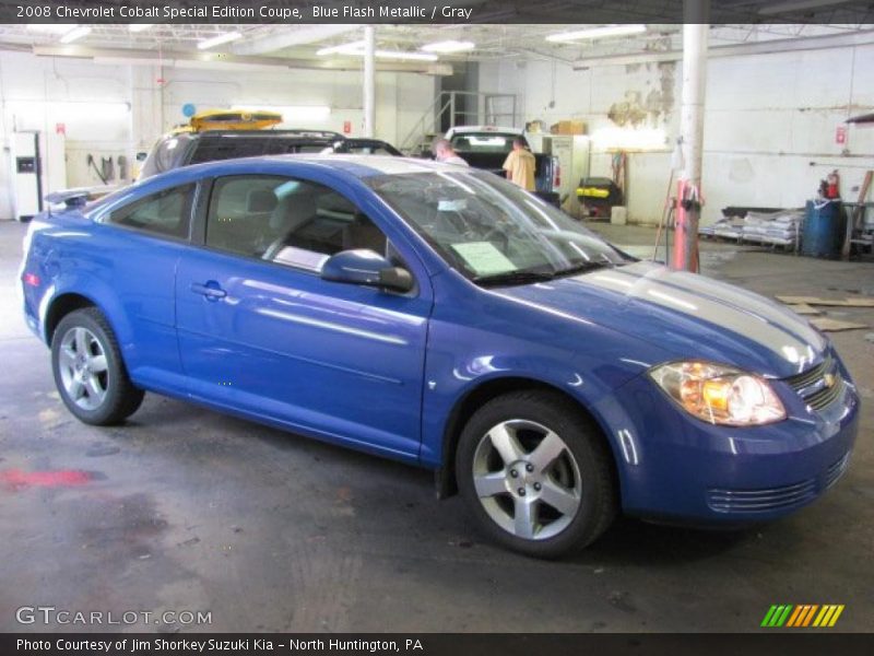 Blue Flash Metallic / Gray 2008 Chevrolet Cobalt Special Edition Coupe