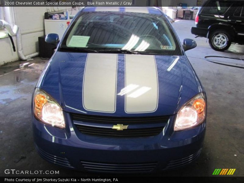 Blue Flash Metallic / Gray 2008 Chevrolet Cobalt Special Edition Coupe