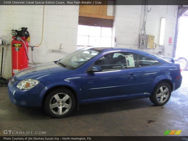 Blue Flash Metallic / Gray 2008 Chevrolet Cobalt Special Edition Coupe