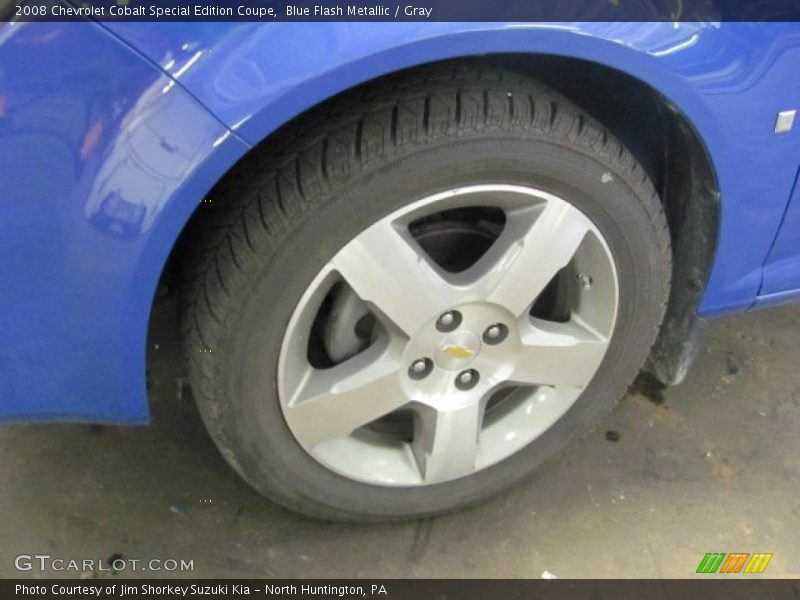 Blue Flash Metallic / Gray 2008 Chevrolet Cobalt Special Edition Coupe