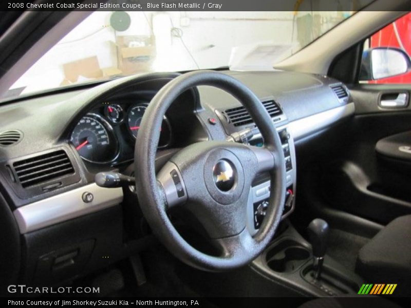 Blue Flash Metallic / Gray 2008 Chevrolet Cobalt Special Edition Coupe