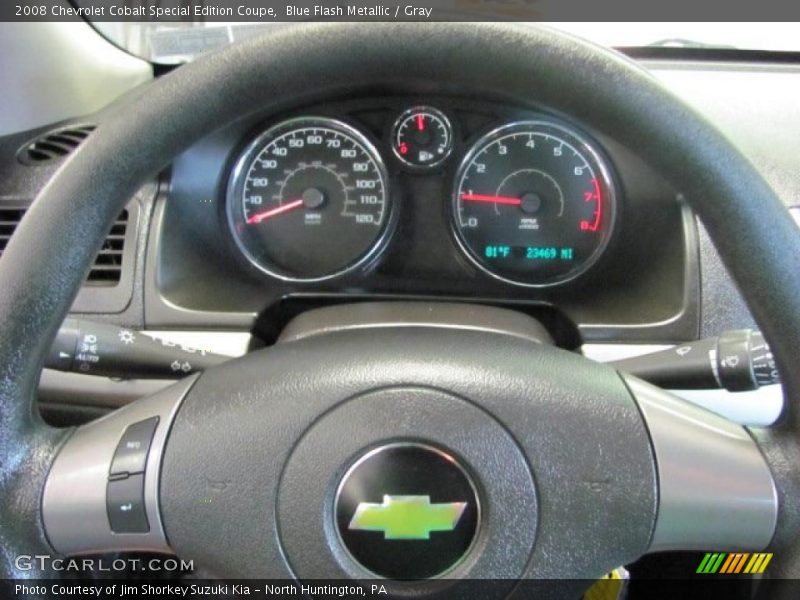Blue Flash Metallic / Gray 2008 Chevrolet Cobalt Special Edition Coupe