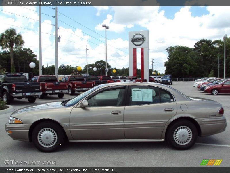 Gold Firemist / Taupe 2000 Buick LeSabre Custom