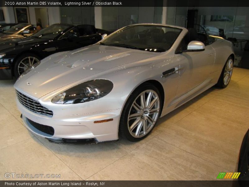 Lightning Silver / Obsidian Black 2010 Aston Martin DBS Volante