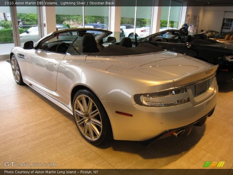 Lightning Silver / Obsidian Black 2010 Aston Martin DBS Volante
