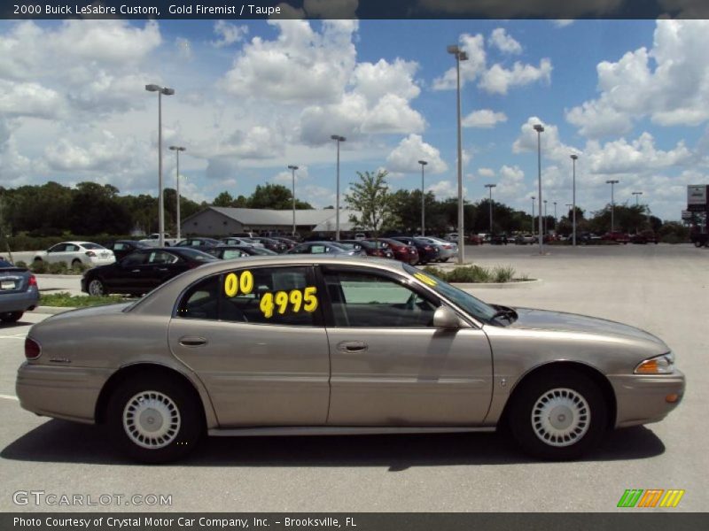Gold Firemist / Taupe 2000 Buick LeSabre Custom