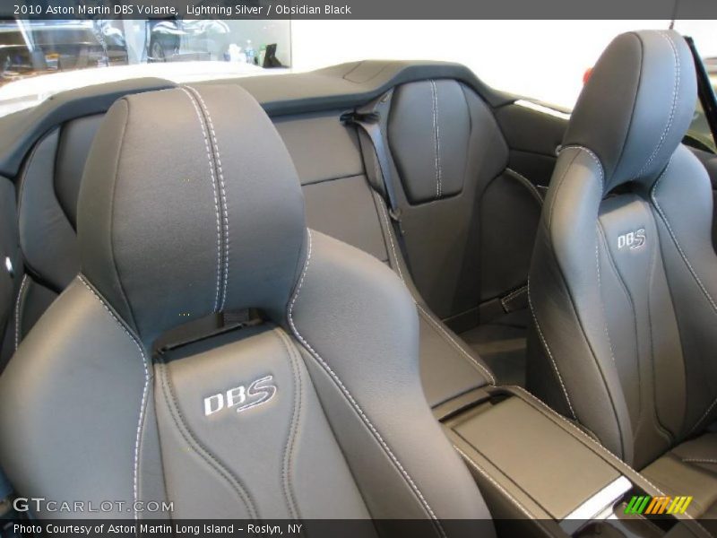 Lightning Silver / Obsidian Black 2010 Aston Martin DBS Volante