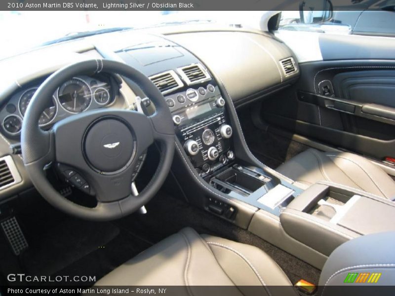 Lightning Silver / Obsidian Black 2010 Aston Martin DBS Volante