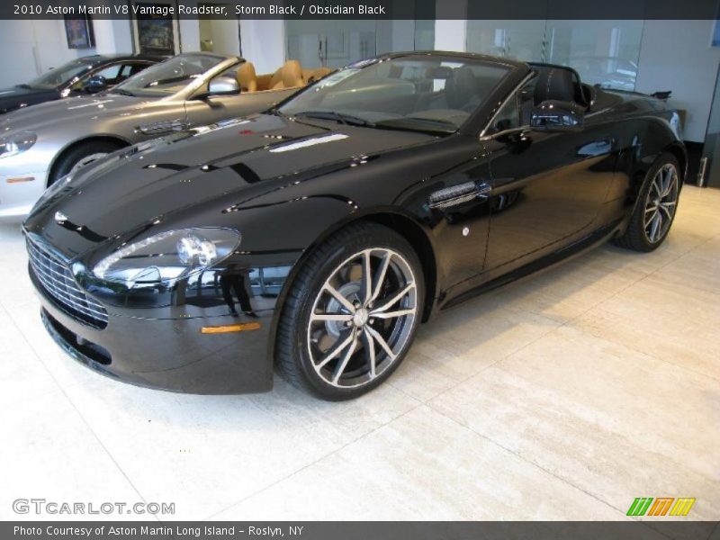 Storm Black / Obsidian Black 2010 Aston Martin V8 Vantage Roadster