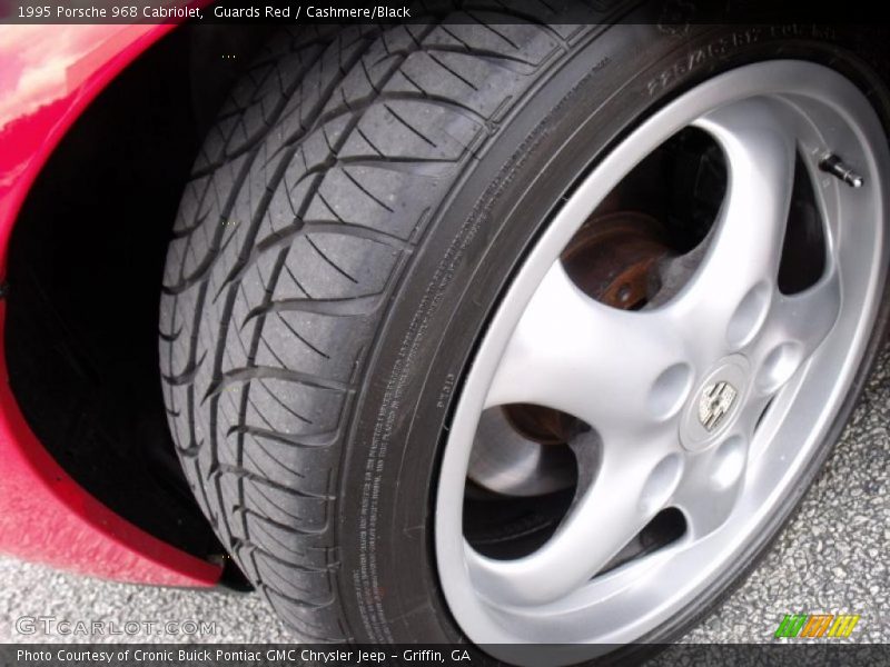 Guards Red / Cashmere/Black 1995 Porsche 968 Cabriolet