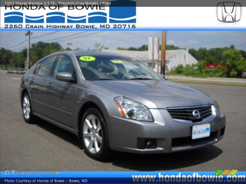 Precision Gray Metallic / Frost 2007 Nissan Maxima 3.5 SE