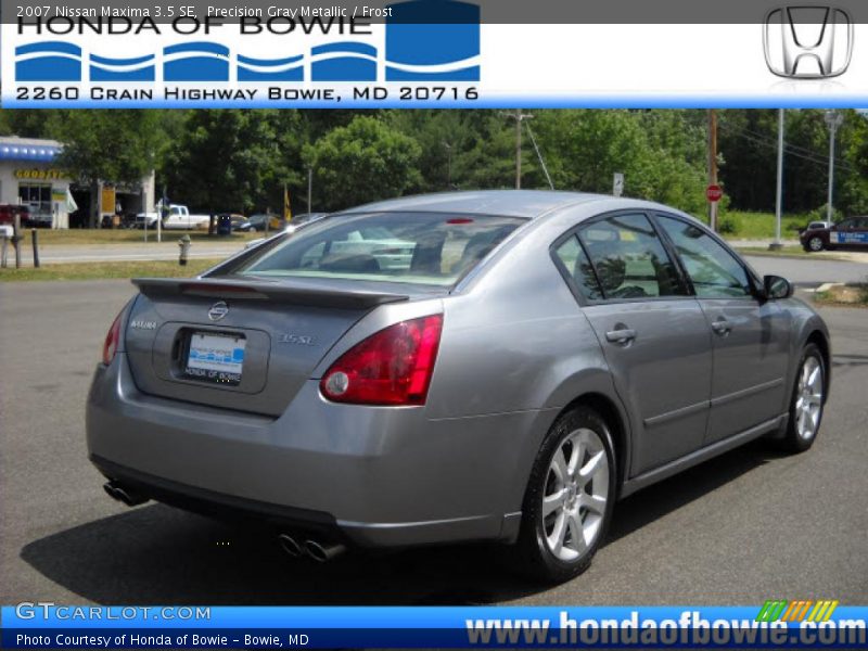 Precision Gray Metallic / Frost 2007 Nissan Maxima 3.5 SE