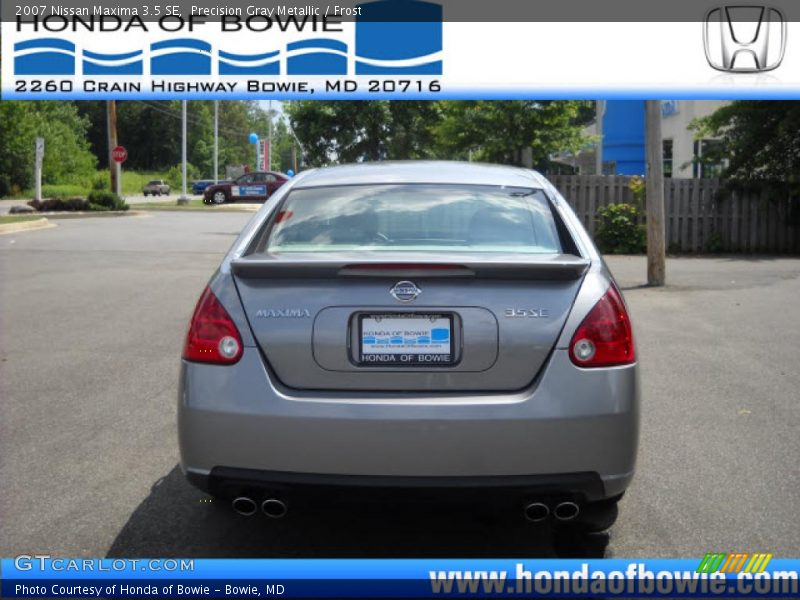 Precision Gray Metallic / Frost 2007 Nissan Maxima 3.5 SE
