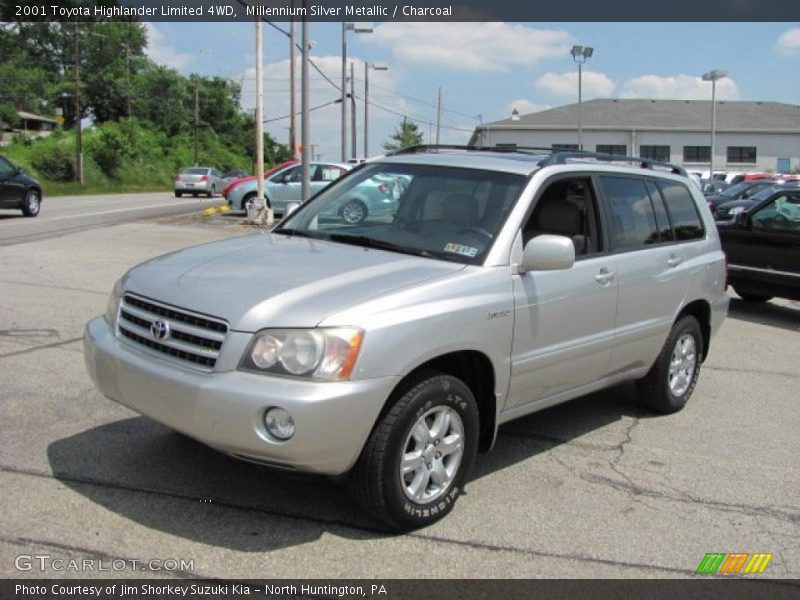 Millennium Silver Metallic / Charcoal 2001 Toyota Highlander Limited 4WD