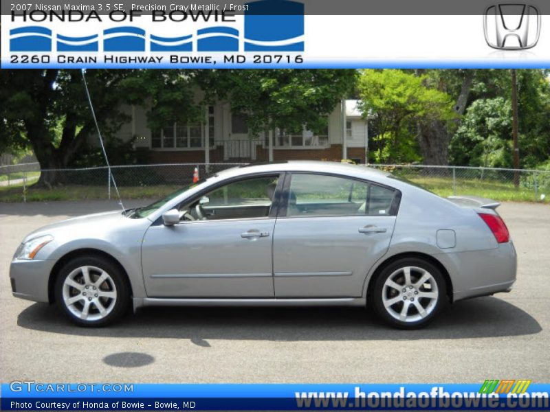 Precision Gray Metallic / Frost 2007 Nissan Maxima 3.5 SE