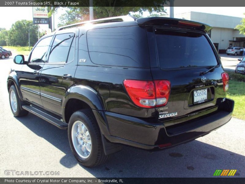 Black / Taupe 2007 Toyota Sequoia SR5