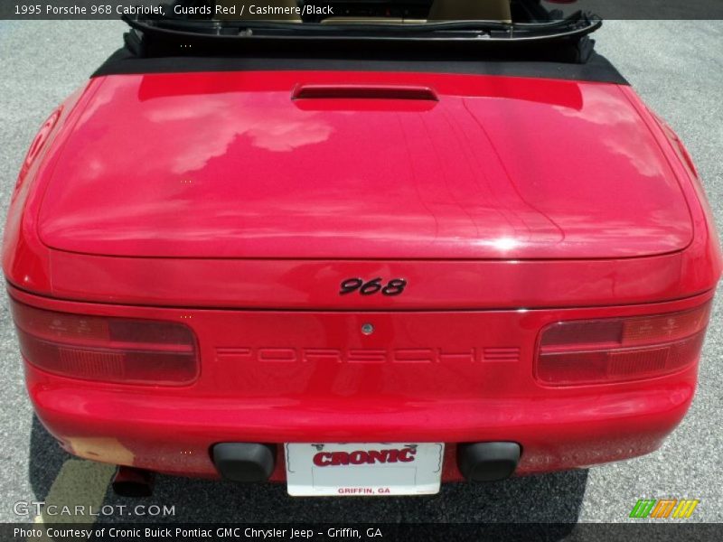 Guards Red / Cashmere/Black 1995 Porsche 968 Cabriolet