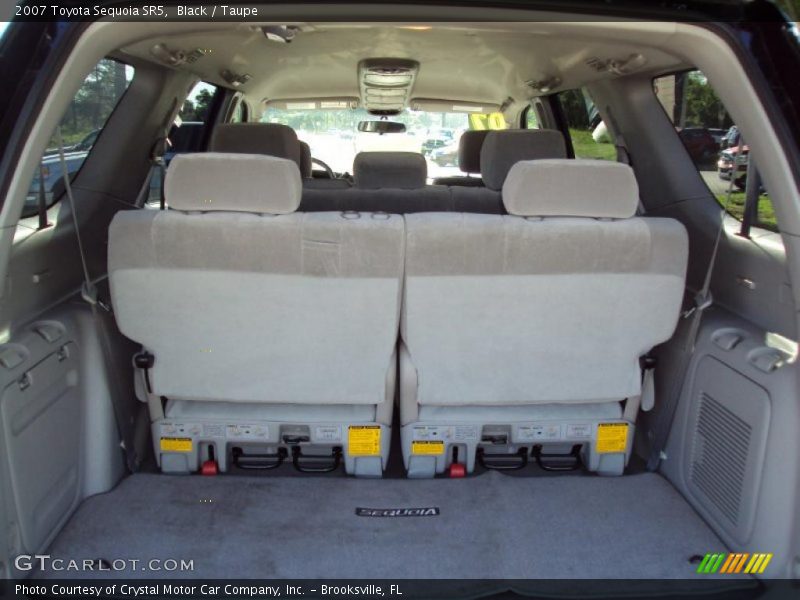 Black / Taupe 2007 Toyota Sequoia SR5