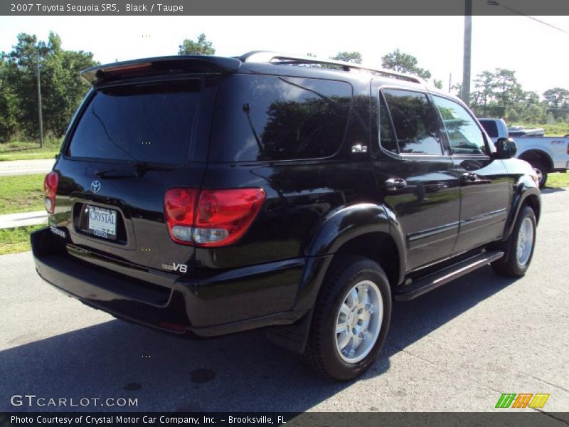 Black / Taupe 2007 Toyota Sequoia SR5