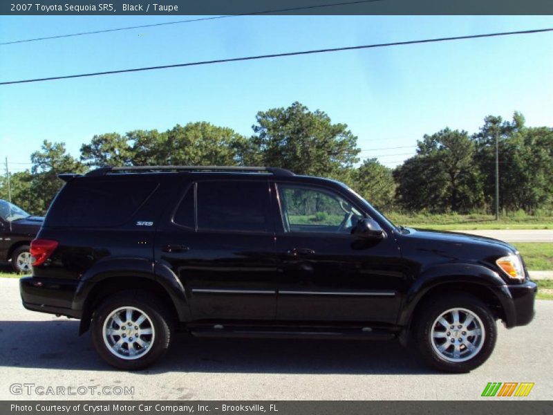 Black / Taupe 2007 Toyota Sequoia SR5