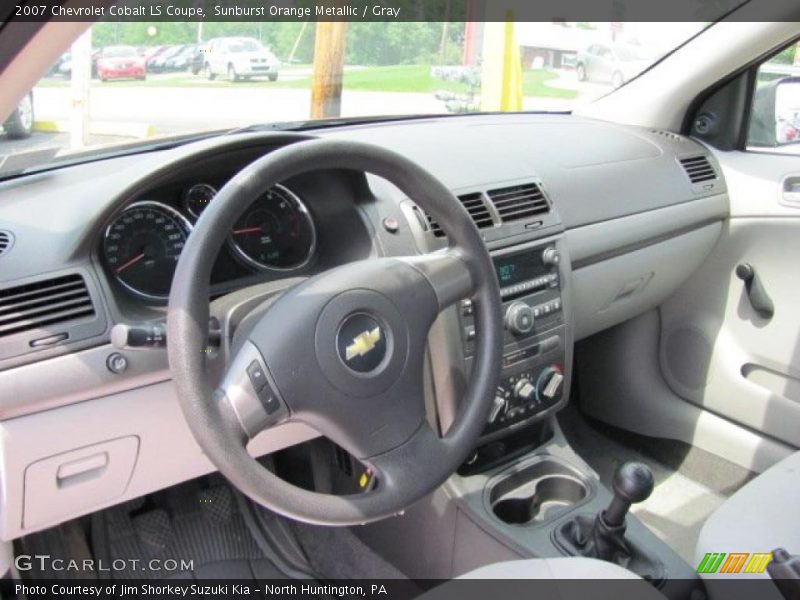 Sunburst Orange Metallic / Gray 2007 Chevrolet Cobalt LS Coupe