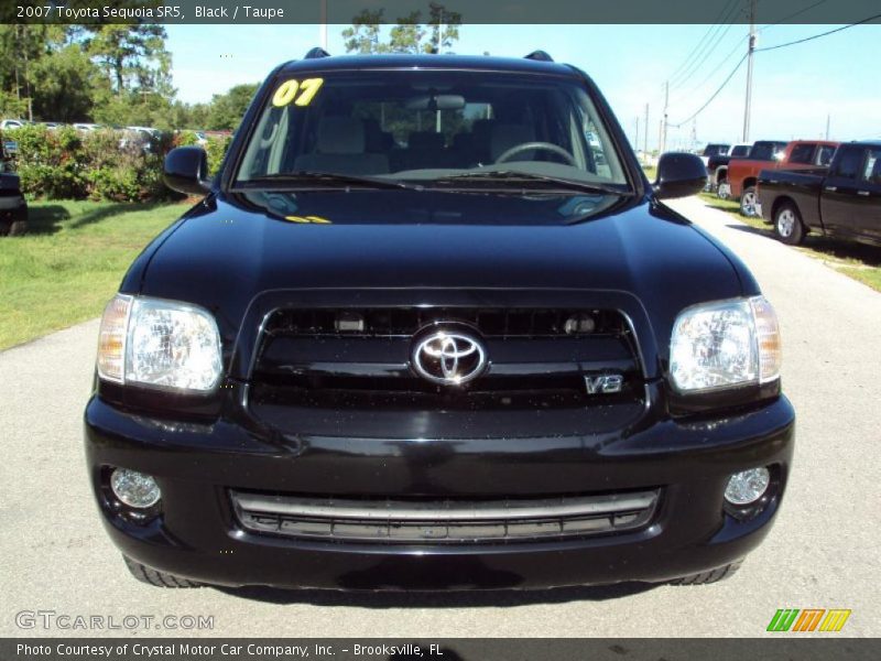 Black / Taupe 2007 Toyota Sequoia SR5