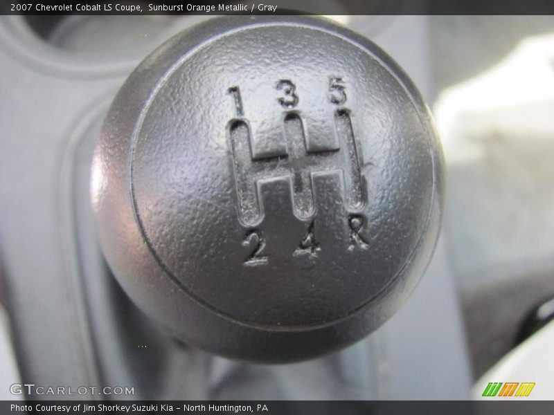 Sunburst Orange Metallic / Gray 2007 Chevrolet Cobalt LS Coupe