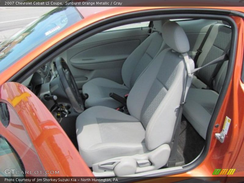 Sunburst Orange Metallic / Gray 2007 Chevrolet Cobalt LS Coupe