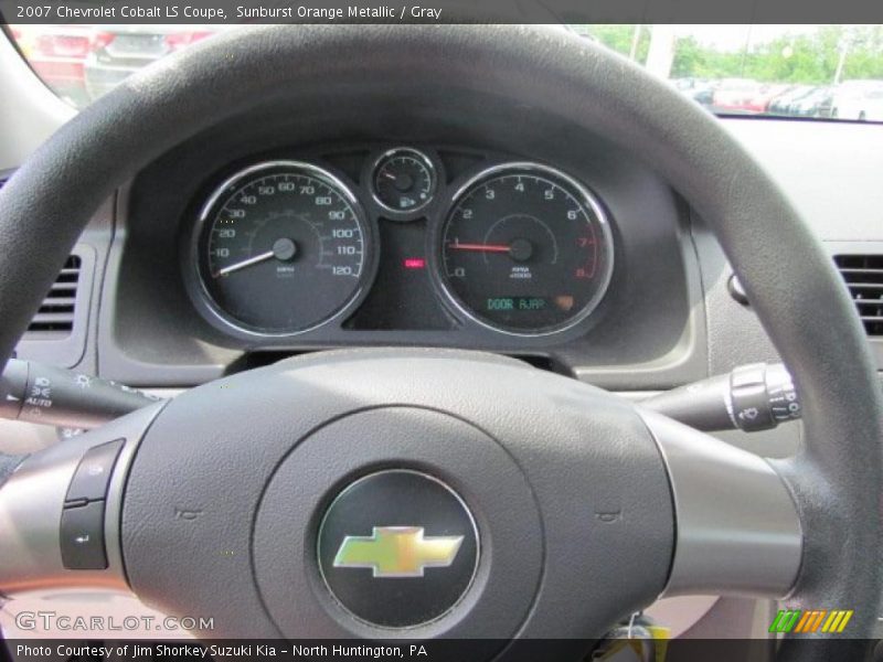 Sunburst Orange Metallic / Gray 2007 Chevrolet Cobalt LS Coupe