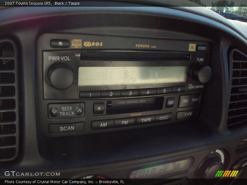 Black / Taupe 2007 Toyota Sequoia SR5