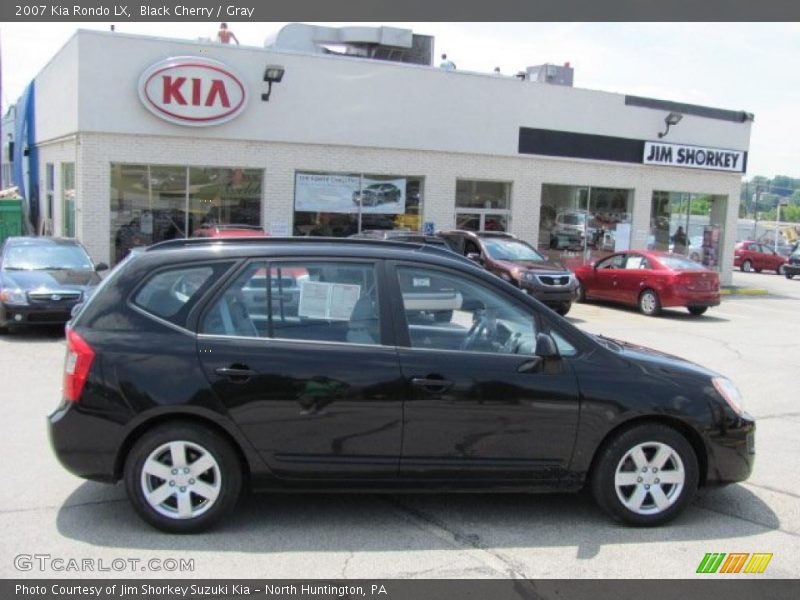 Black Cherry / Gray 2007 Kia Rondo LX