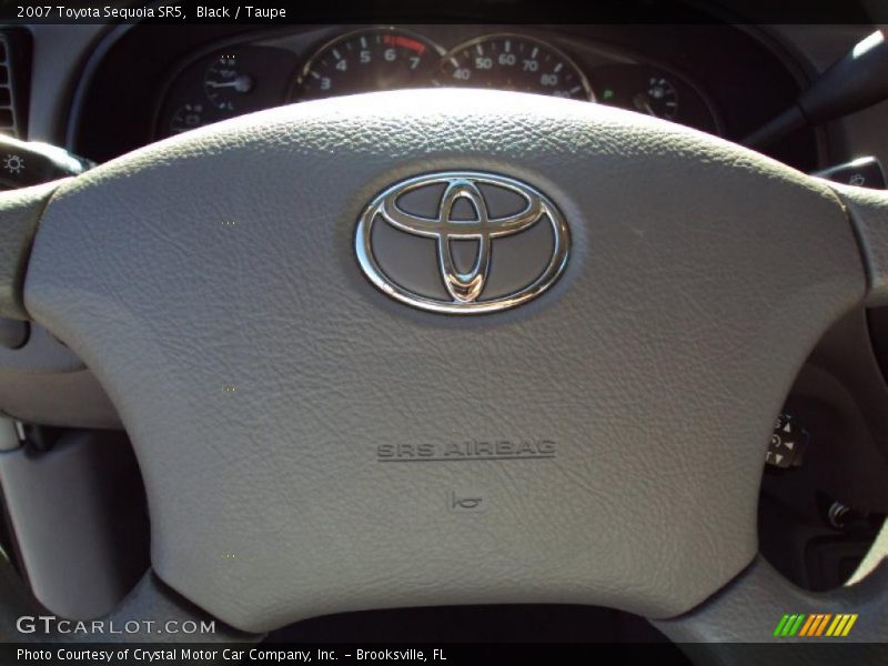 Black / Taupe 2007 Toyota Sequoia SR5