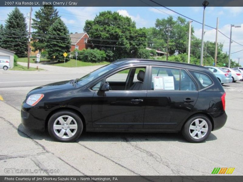 Black Cherry / Gray 2007 Kia Rondo LX