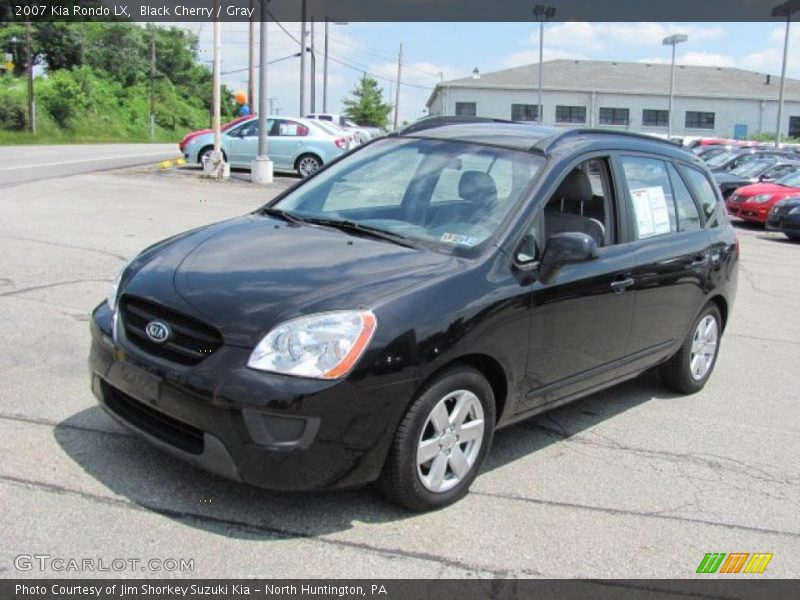 Black Cherry / Gray 2007 Kia Rondo LX