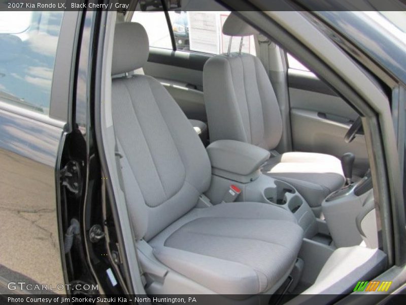 Black Cherry / Gray 2007 Kia Rondo LX