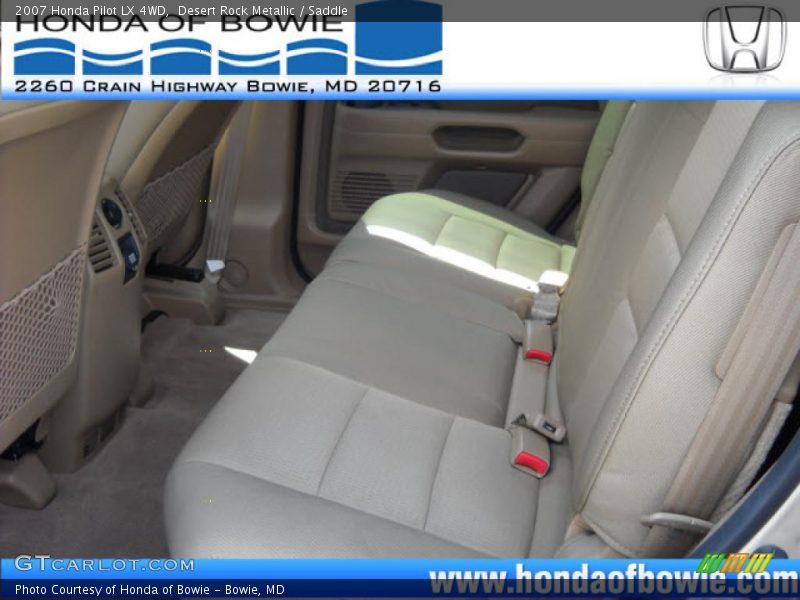Desert Rock Metallic / Saddle 2007 Honda Pilot LX 4WD