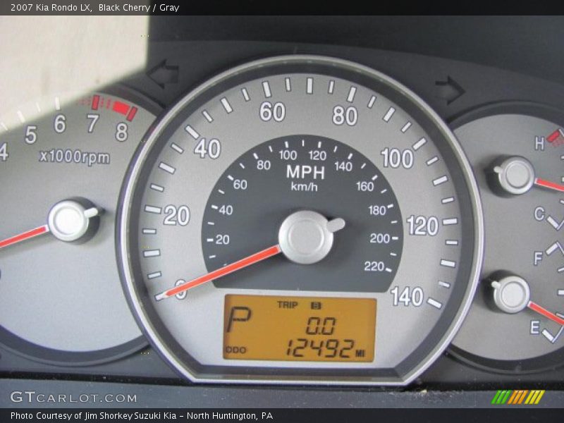 Black Cherry / Gray 2007 Kia Rondo LX