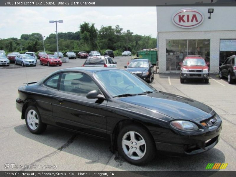 Black / Dark Charcoal 2003 Ford Escort ZX2 Coupe