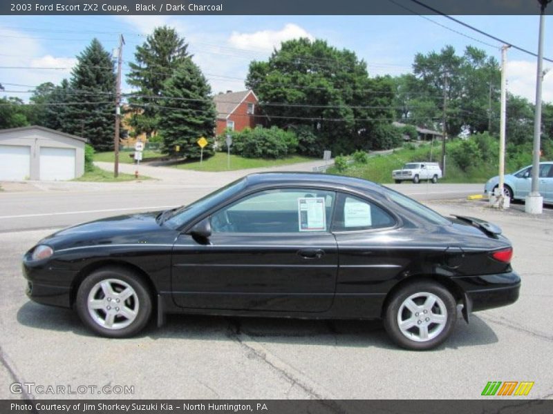 Black / Dark Charcoal 2003 Ford Escort ZX2 Coupe