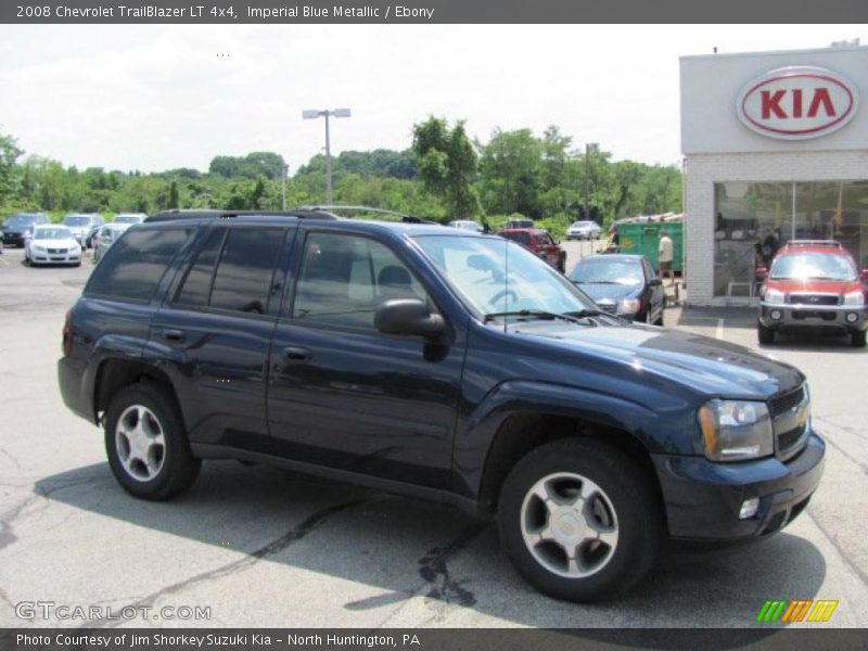 Imperial Blue Metallic / Ebony 2008 Chevrolet TrailBlazer LT 4x4
