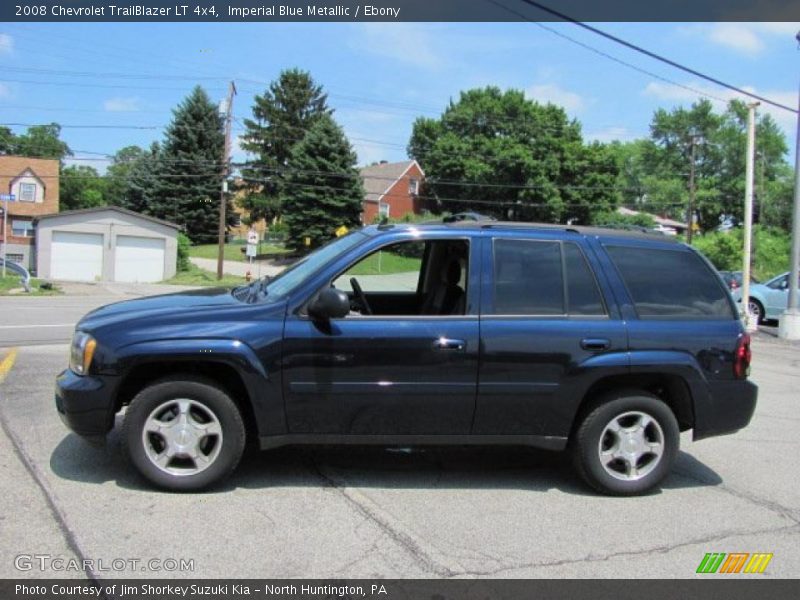 Imperial Blue Metallic / Ebony 2008 Chevrolet TrailBlazer LT 4x4