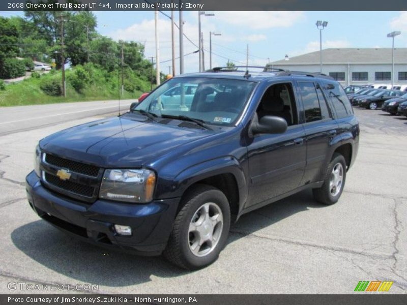 Imperial Blue Metallic / Ebony 2008 Chevrolet TrailBlazer LT 4x4